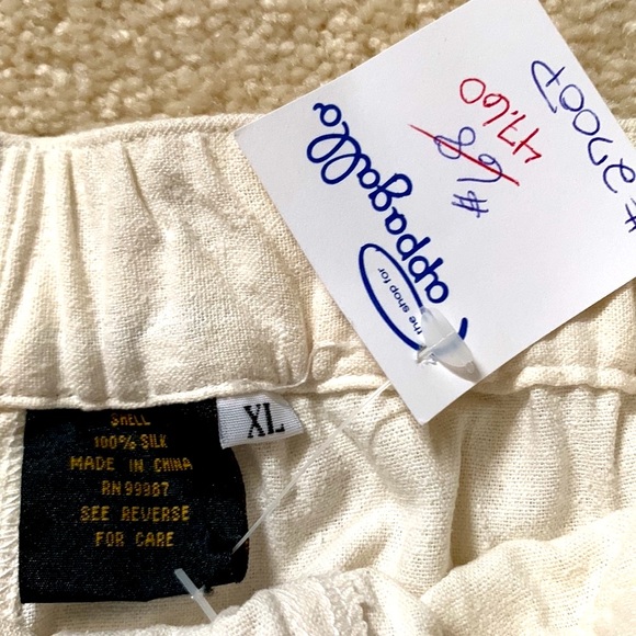 Bala Bala 100% silk 2 piece set hand air brushed with natural 4 pockets … - Picture 16 of 16